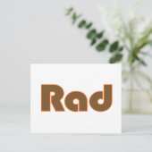 Rad Postkarte (Stehend Vorderseite)