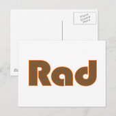 Rad Postkarte (Vorne/Hinten)