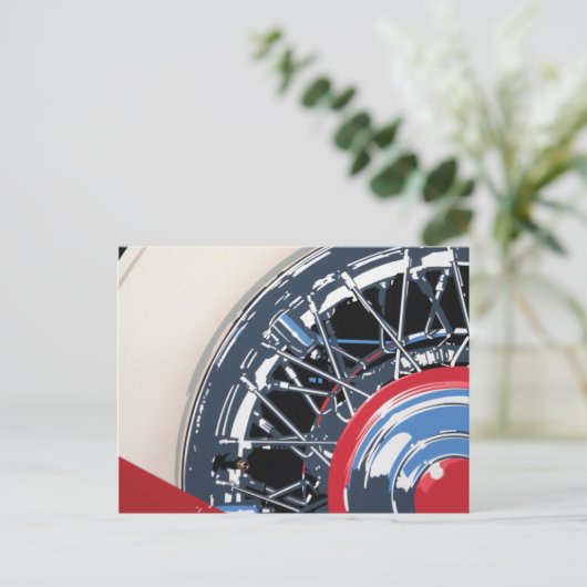 Rad Postkarte (Stehend Vorderseite)
