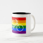 Rad-Pride Zweifarbige Tasse (VorderseiteRechts)