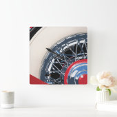 Rad Quadratische Wanduhr (Zuhause)