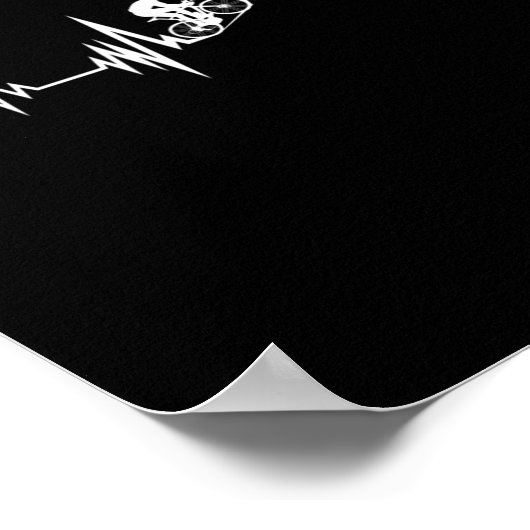 Rad Racing Racing Mountain Bike Poster (Ecke)