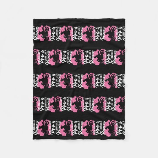 Rad Rad Biker Ristorante La Lanchetta Fleecedecke (Vorderseite)