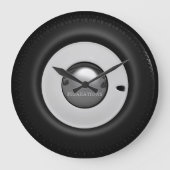 Rad-Rad-Rad-Hubcap-Uhr Große Wanduhr (Vorderseite)