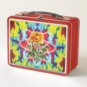 Rad Rad Rose Metall Lunchbox