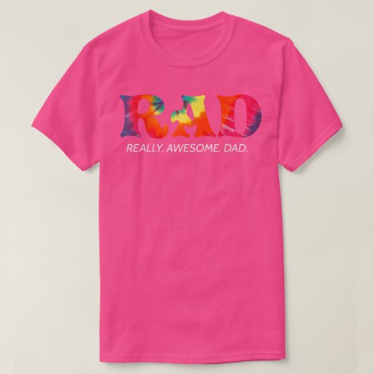 RAD Really Awesome Dad Father's Day Funny  T-Shirt (Design vorne)