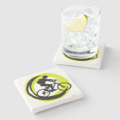 Rad-/Reitspass im Sommer Steinuntersetzer (Seitenansicht)