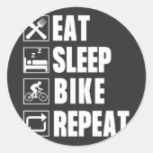 RAD RUNDER AUFKLEBER (Vorderseite)