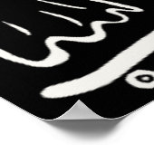 Rad Skate Fahrender Geist Halloween Skateboard fah Poster (Ecke)