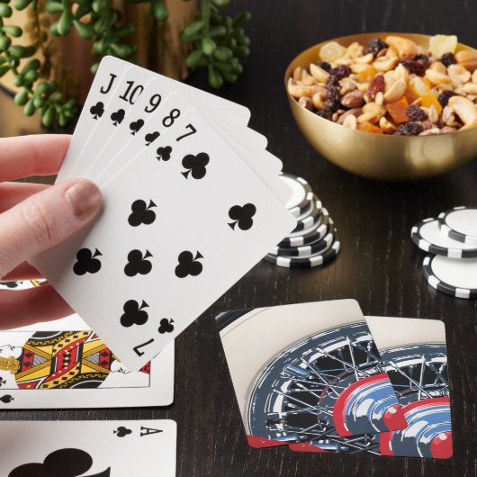 Rad Spielkarten (In Situ)