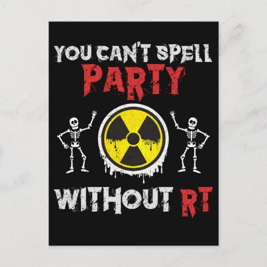 Rad Tech Humor Funny Xray Radiologist Postkarte (Vorderseite)