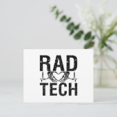 Rad Tech Medicine Technologist Xray Radiology Tech Postkarte (Stehend Vorderseite)