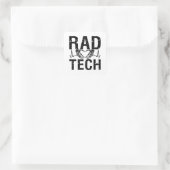 Rad Tech Medicine Technologist Xray Radiology Tech Quadratischer Aufkleber (Tasche)