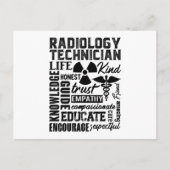 Rad Tech Technologist Xray Radiology Technician Postkarte (Vorderseite)