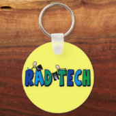 Rad Tech With Stick People and Xrays Design Schlüsselanhänger (Vorderseite)
