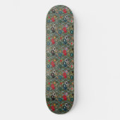 Rad the Elegance: Japanischer Blumenzauber Skateboard (Vorderseite)