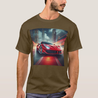 Rad the Rush: Hochleistungs-Auto-T - Shirt