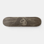 Rad the Waves of Liebe - Edvard Munch Skateboard (Horizontal)