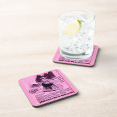 Rad und Racyyycess der 1890er Jahre Getränkeuntersetzer (Rechte Seite)