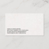 Rad- und Reifendienst | Mechanisches Logo für Auto Visitenkarte (Rückseite)