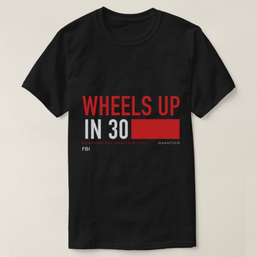 Rad Up in 30 - Kriminelle Minds T-Shirt (Design vorne)