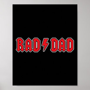 Rad Vater Cooler Vintage Rock And Roll Lustiger Va Poster
