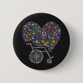 Rad vieler Leben Button