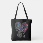 Rad vieler Leben Tasche (Rückseite)
