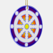Rad von Dharma Keramik Ornament (Rechts)