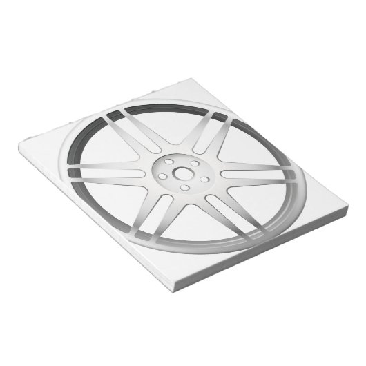 Radabdeckung Notizblock (angewinkelt)