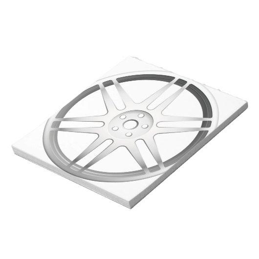 Radabdeckung Notizblock (Rotiert)