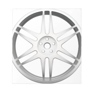 Radabdeckung Notizblock