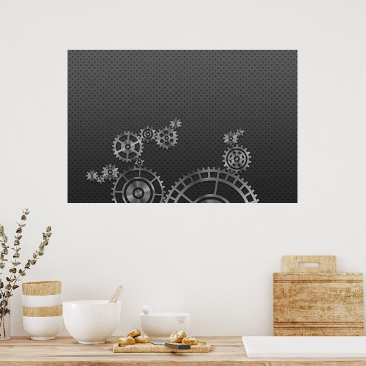 Radabdeckung Poster (Küche)