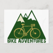 Radabenteuer - Fahrräder Postkarte (Vorderseite)