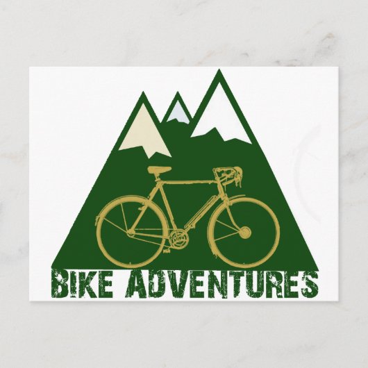 Radabenteuer - Fahrräder Postkarte (Vorderseite)