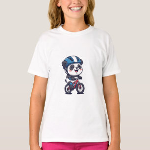 Radabenteuer Panda Kinder T-Shirt