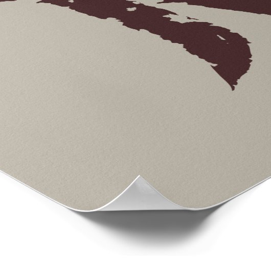 RADAGAST™ Name Solid Poster (Ecke)