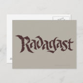 RADAGAST™ Name Solid Postkarte (Vorne/Hinten)