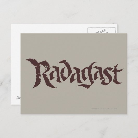 RADAGAST™ Name Solid Postkarte (Vorne/Hinten)