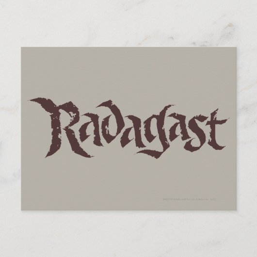 RADAGAST™ Name Solid Postkarte (Vorderseite)