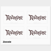 RADAGAST™ Name Solid Rechteckiger Aufkleber (Blatt)