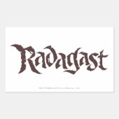 RADAGAST™ Name Solid Rechteckiger Aufkleber (Vorderseite)