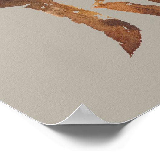 RADAGAST™ Name texturiert Poster (Ecke)