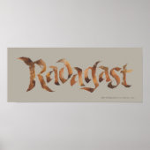 RADAGAST™ Name texturiert Poster (Vorne)
