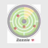 Radar Aufkleber (Blatt)