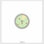 Radar Aufkleber (Blatt)