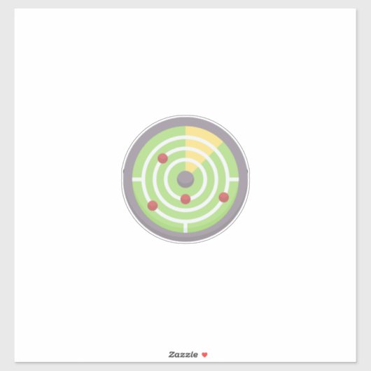 Radar Aufkleber (Blatt)
