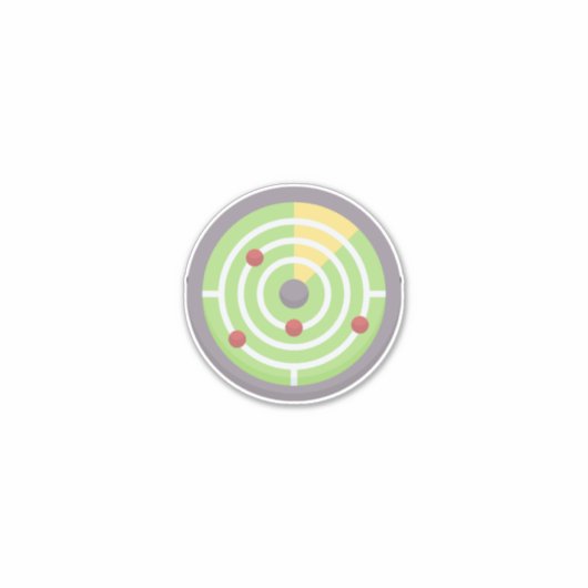 Radar Aufkleber (Vorderseite)