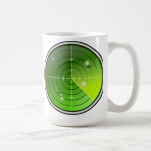 Radar-Bereich Kaffeetasse