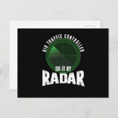 Radar für Flugverkehrsleiter Vintag Postkarte (Vorne/Hinten)
